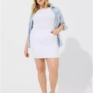 Torrid denim mini skirt